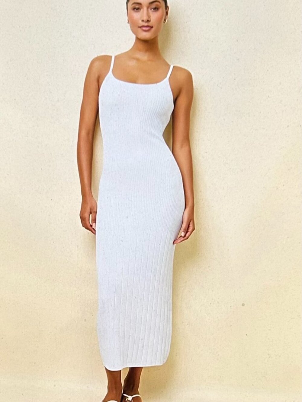 Solid & Striped Noel Dress Optic White Size L